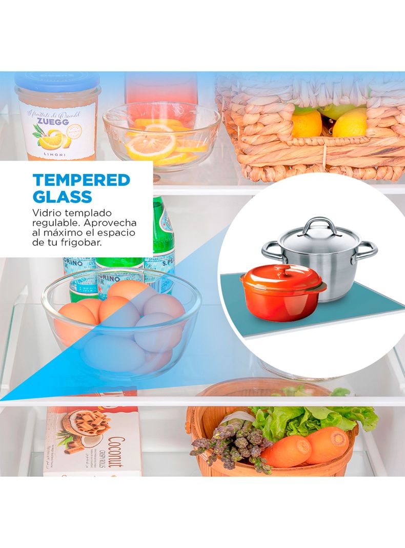 Refrigerador Bottom Freezer Frío Directo 259 Litros MDRB369FGE50-5