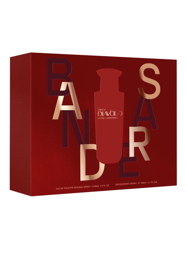 Set Perfume Diávolo EDT Hombre 100ml + Desodorante de Regalo 150 ml-1