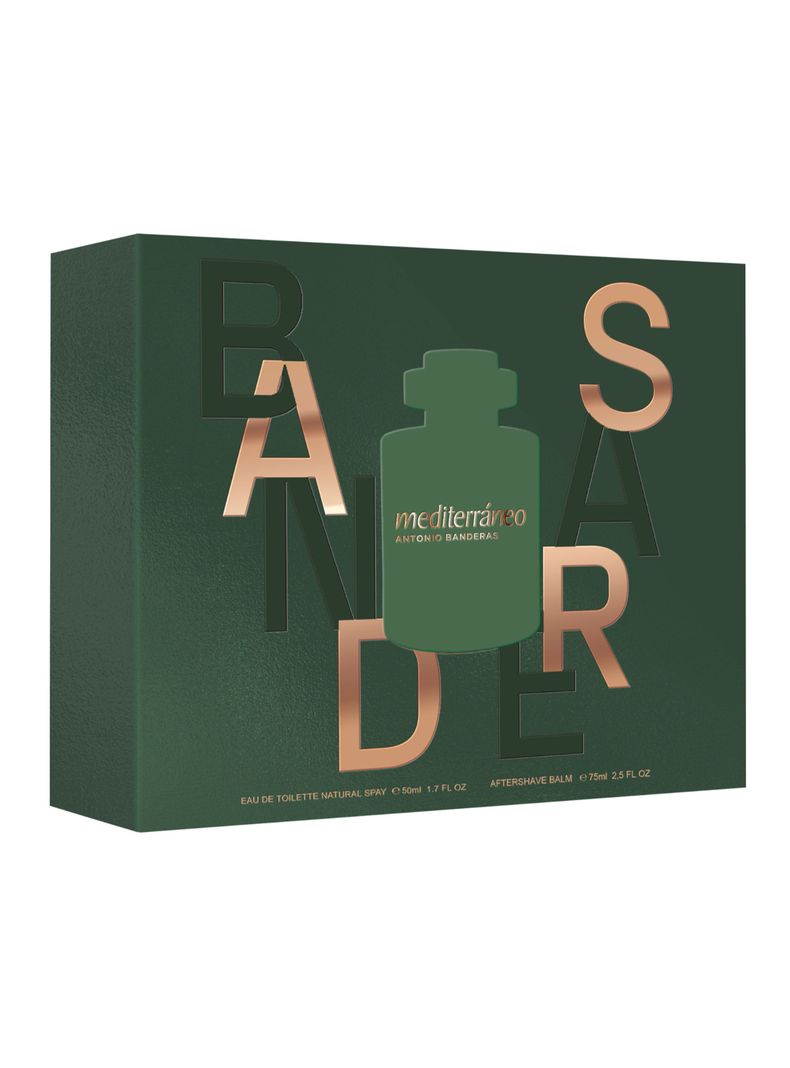 Set Perfume Mediterráneo EDT Hombre 50ml + After Shave de Regalo 75 ml-1