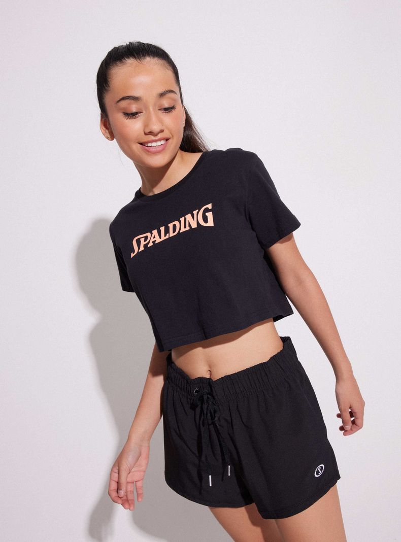 Polera Holgada Crop Estampado-0