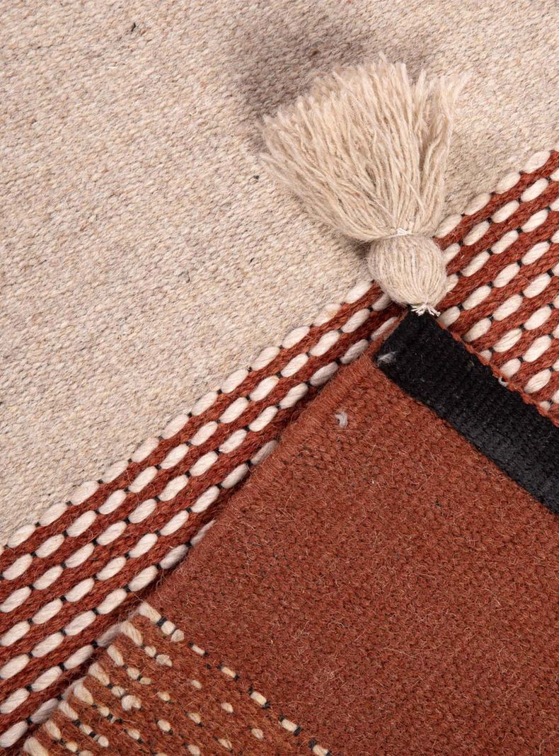 Alfombra Wool Style 160x230 cm Café-2