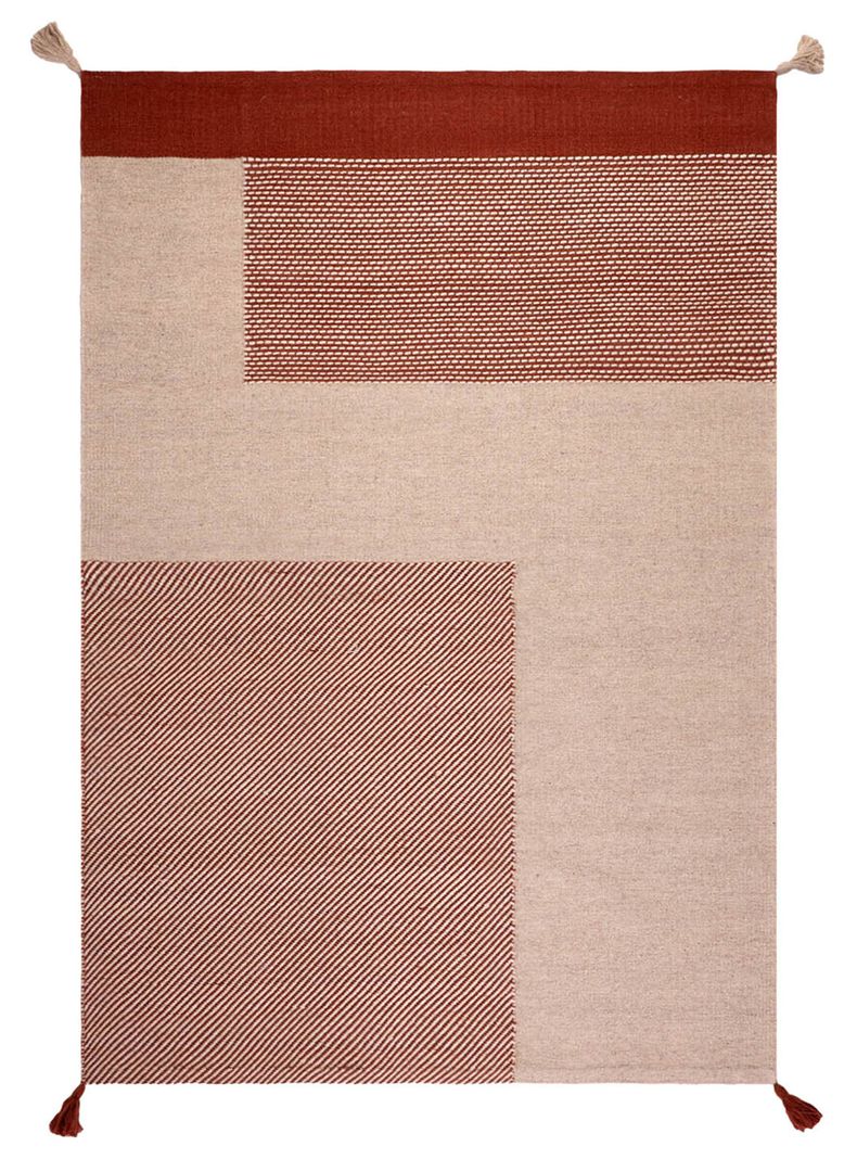 Alfombra Wool Style 160x230 cm Café-0