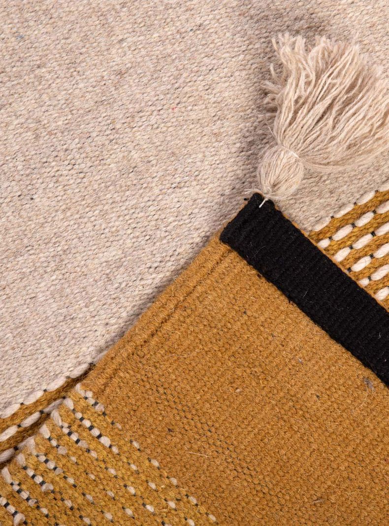 Alfombra Wool Style 240x340 cm Amarillo-2