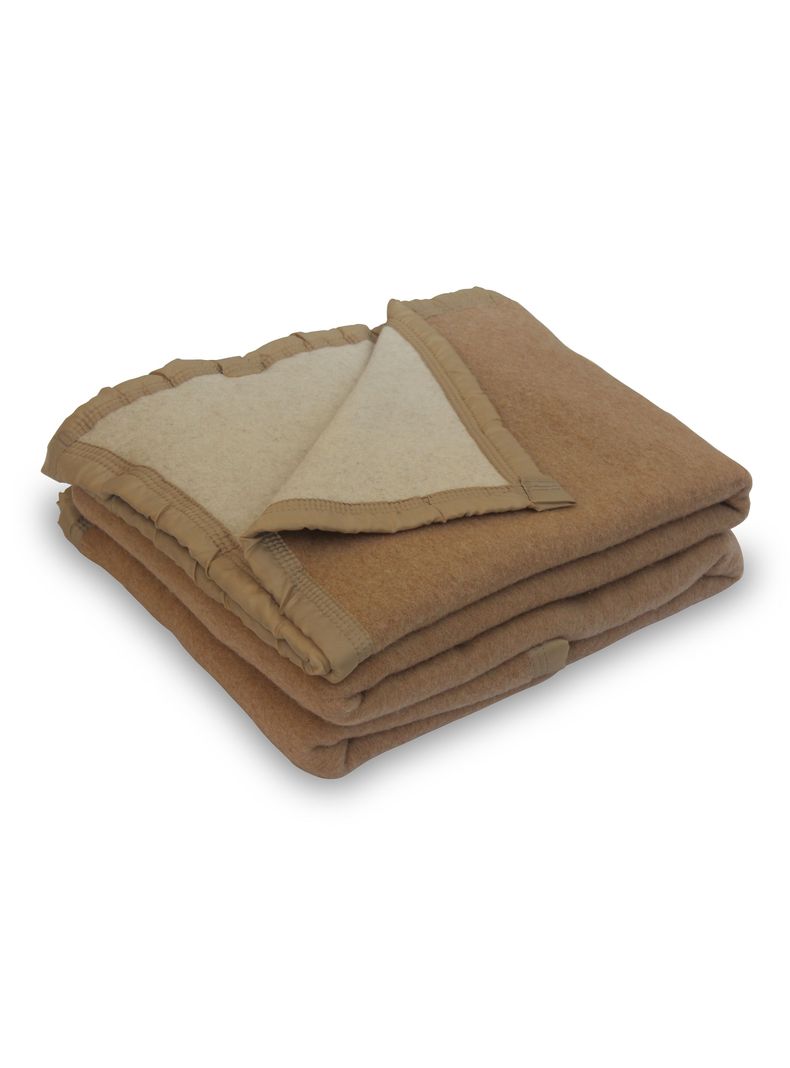 Frazada Lana 1 Plaza Beige-0