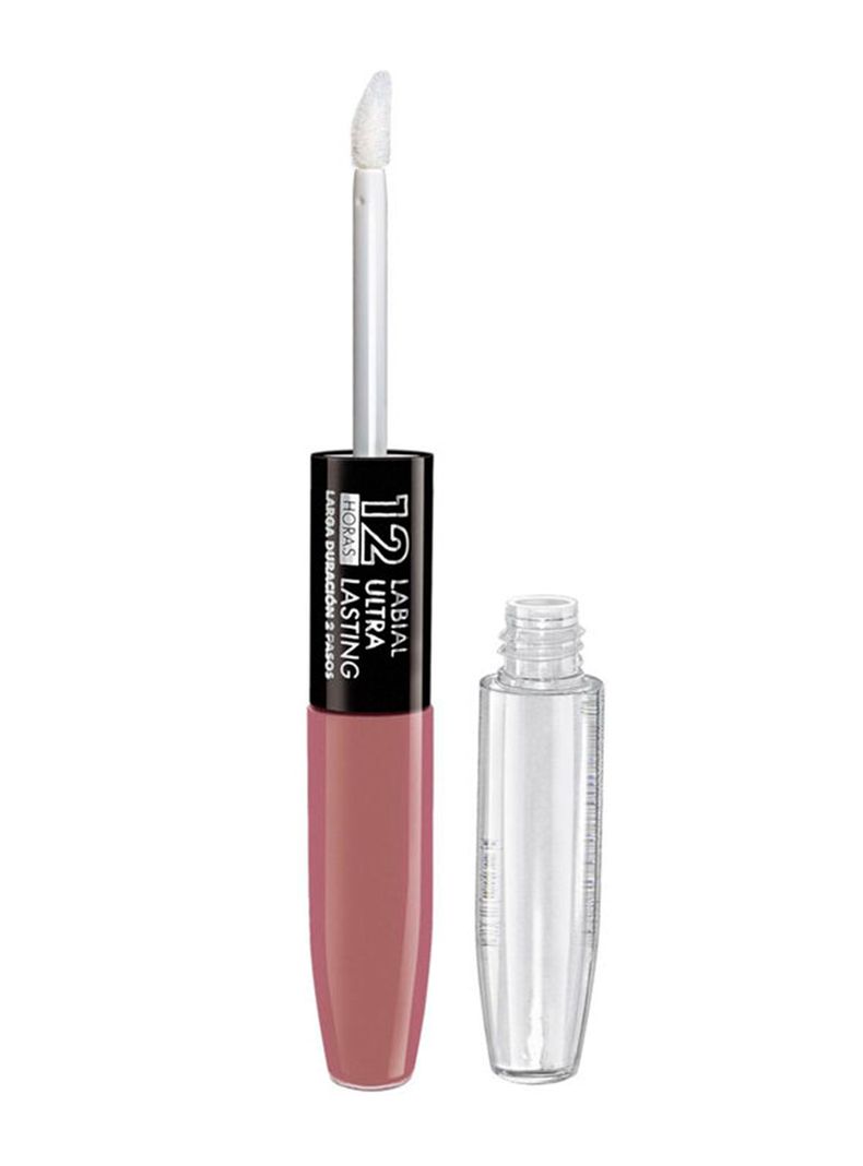 Labial Petrizzio Larga Duración 2 Pasos Vintage Rose-0