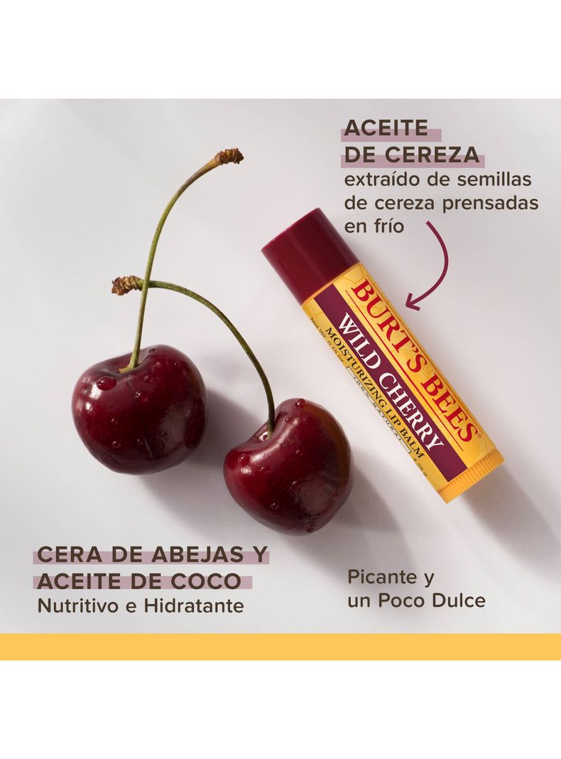 Bálsamo Burt's Bees Labial Wild Cherry-2