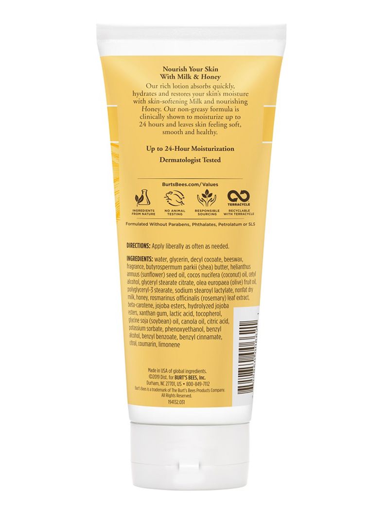 Loción Burt's Bees Corporal Leche y Miel 170 gr-1