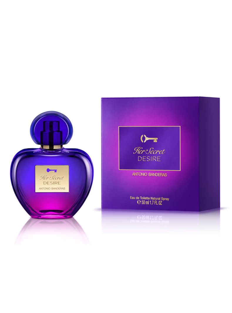 Perfume Her Secret Desire Banderas EDT Mujer 50 ml-1