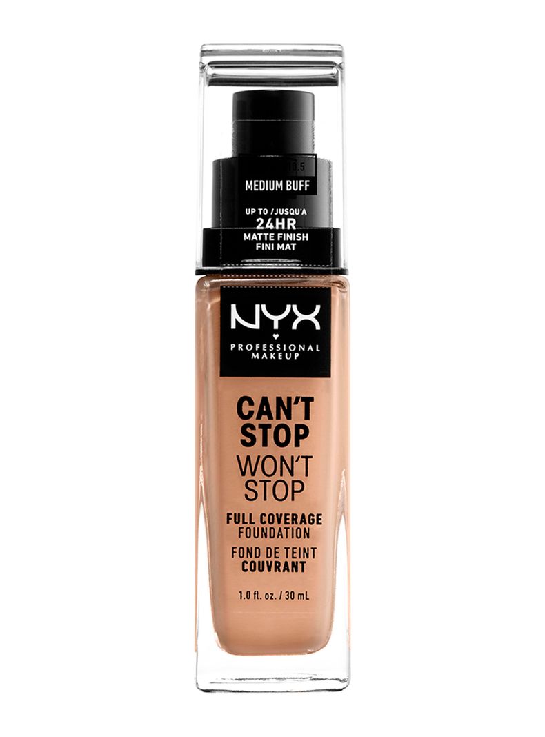Base Nyx Professional Makeup Líquida Can'T Stop Won'T Stop Medium Buff-0