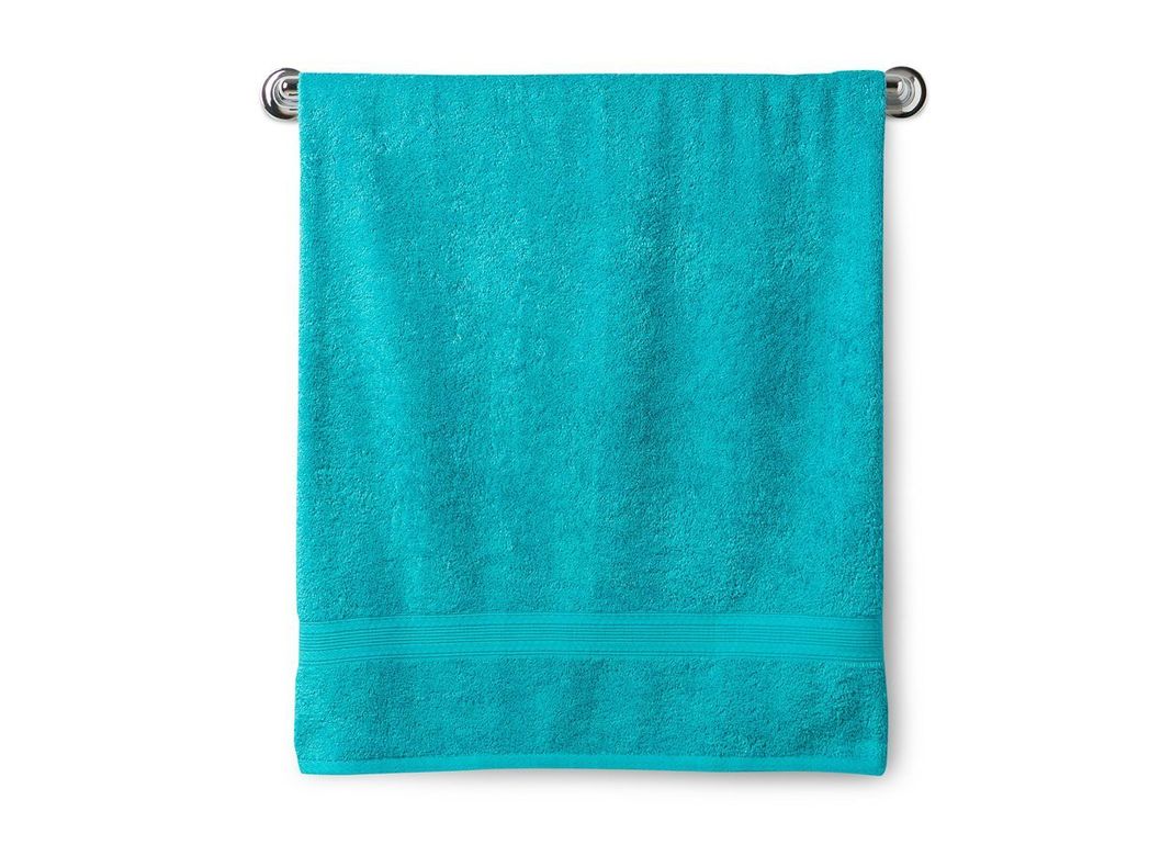 Toalla Lourdes Sábana 90 x 150 cm Turquesa 500 gr-0