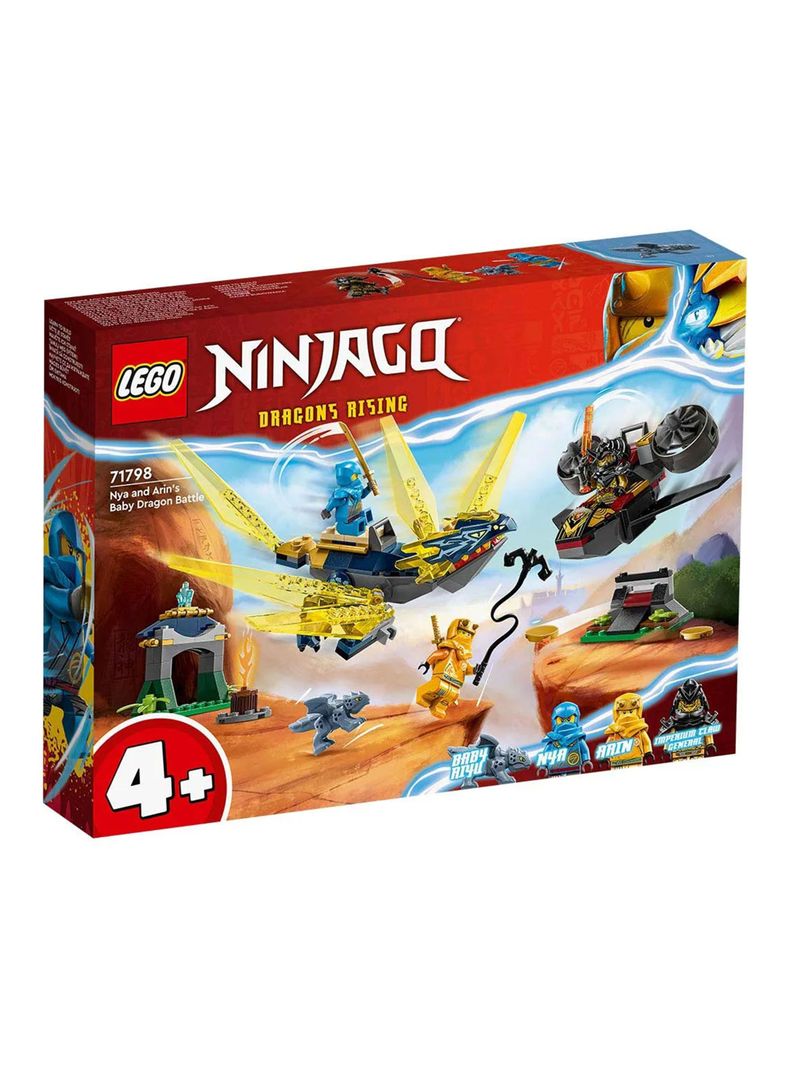 Lego Batalla Dragón Bebé De Nya y Arin-3