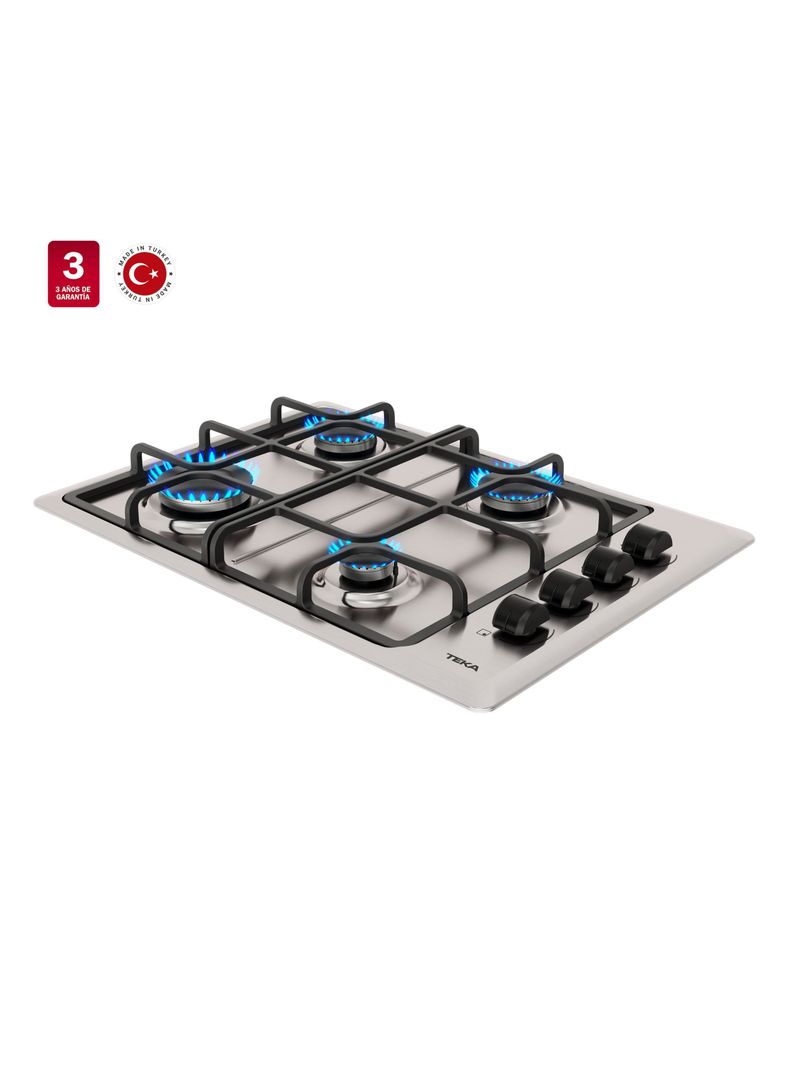 Encimera Gas Licuado 4 Platos HLX540 KBB0C IX-1
