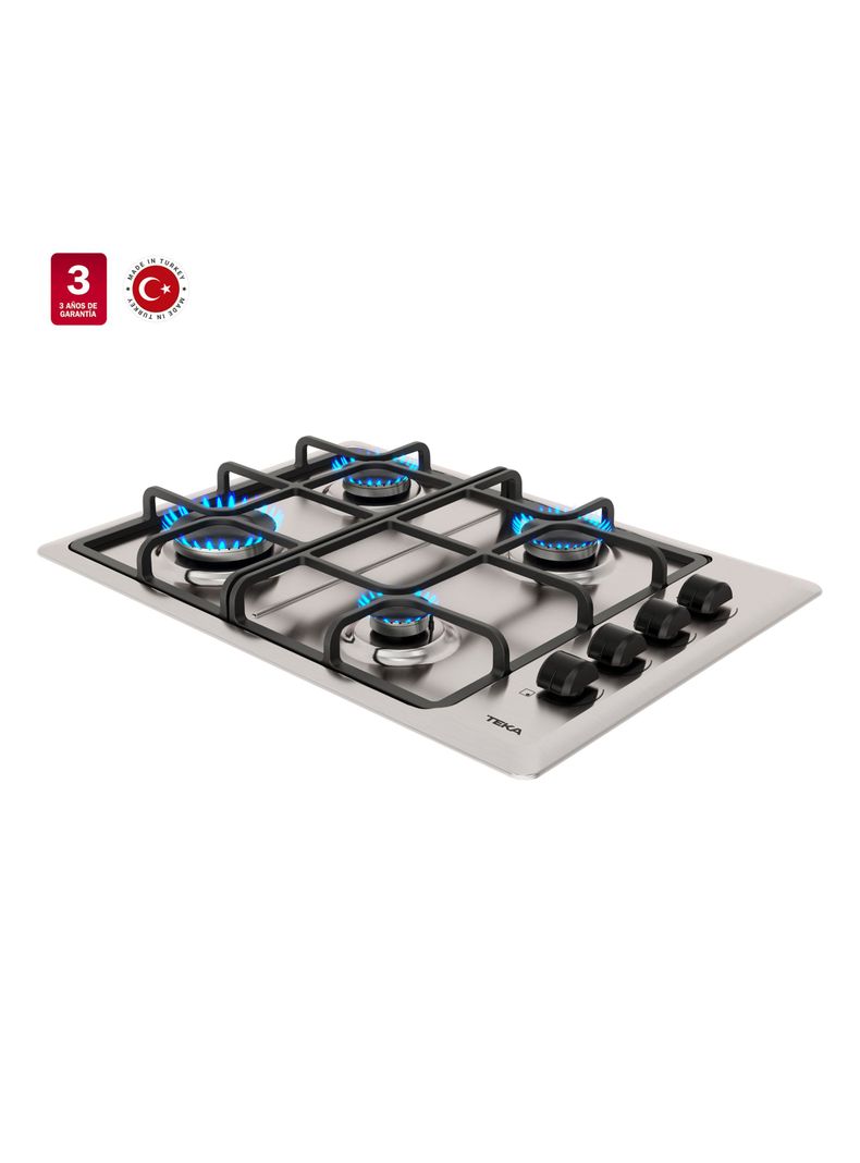 Encimera a Gas Natural 4 Platos HLX540 KBN0C IX-1