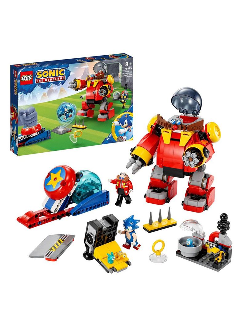 Lego Sonic Vs Robot Death Egg del Dr Eggman-1