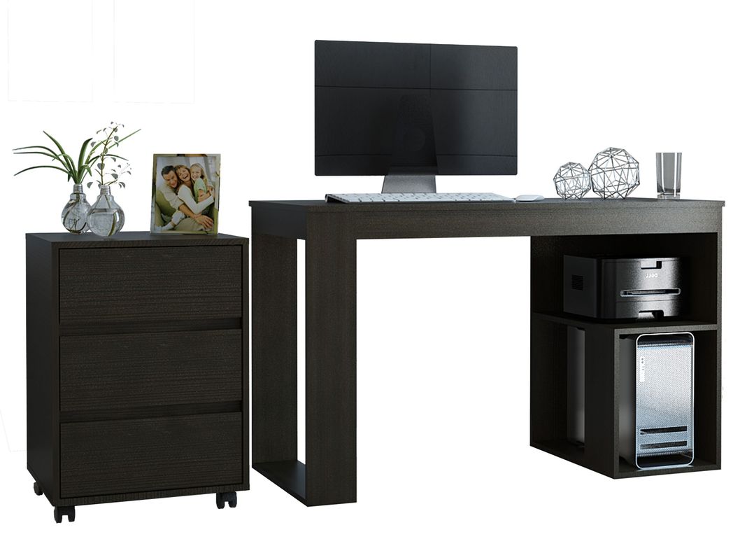 Comob: Cómoda Office + Escritorio Astana TuHome-0