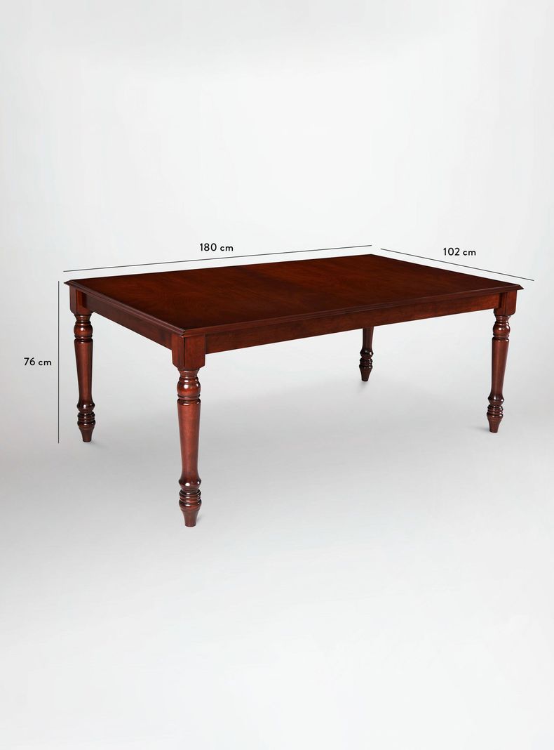 Juego de Comedor New Cordobes + 6 Sillas + 2 Sitiales Cic-2