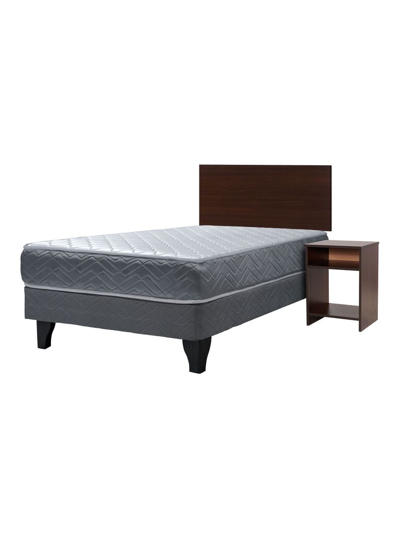 Cama Europea Cadiz 1 Plaza 190 cm + Set de Muebles Castilla-0