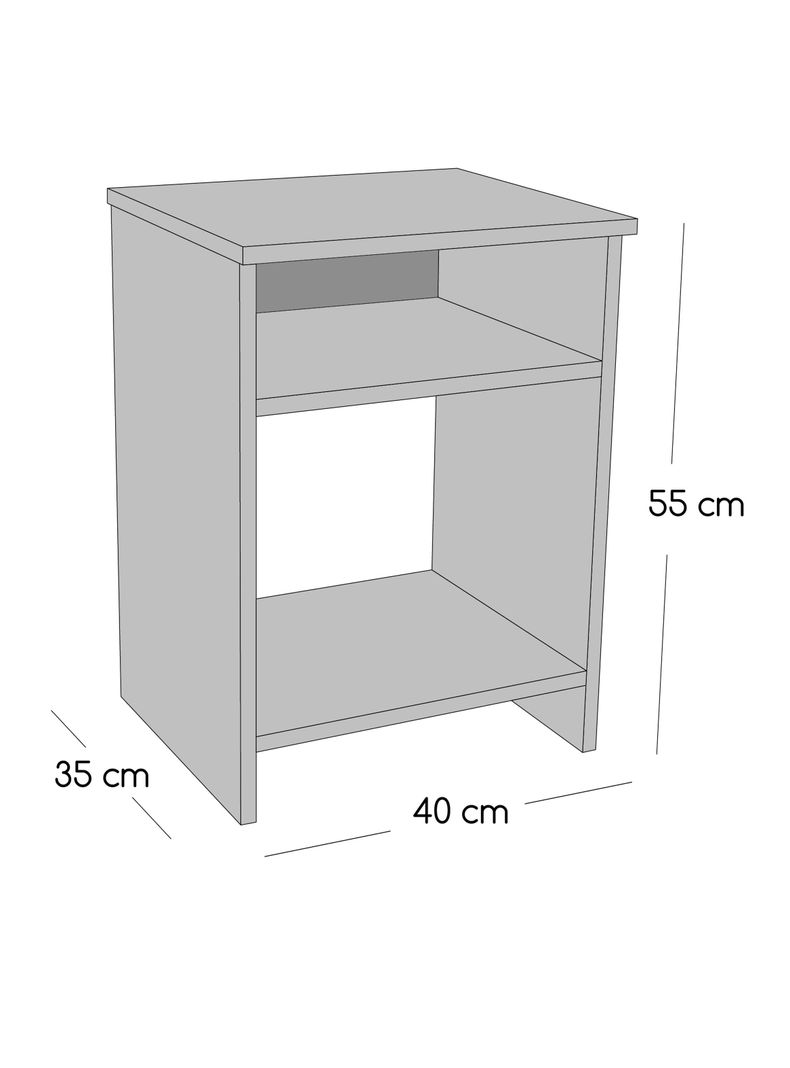 Cama Europea Cadiz 1.5 Plazas 190 cm + Set de Muebles Castilla-1