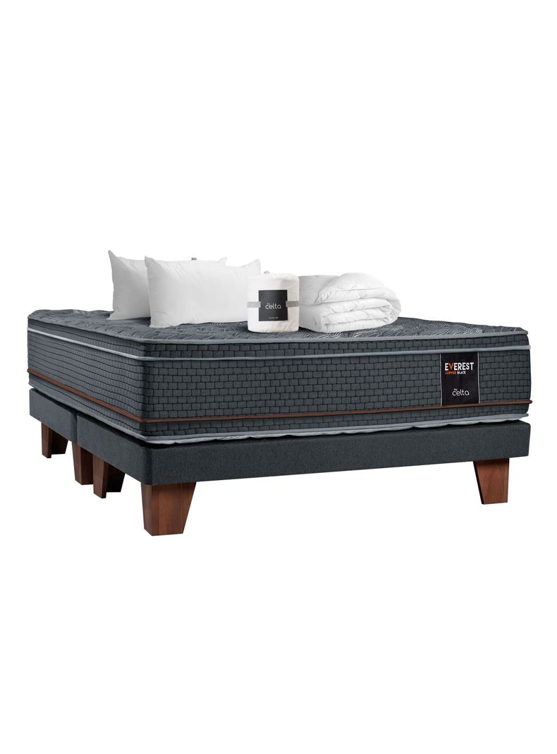 Camas Europea Everest Copper Súper King + Set Textil-0