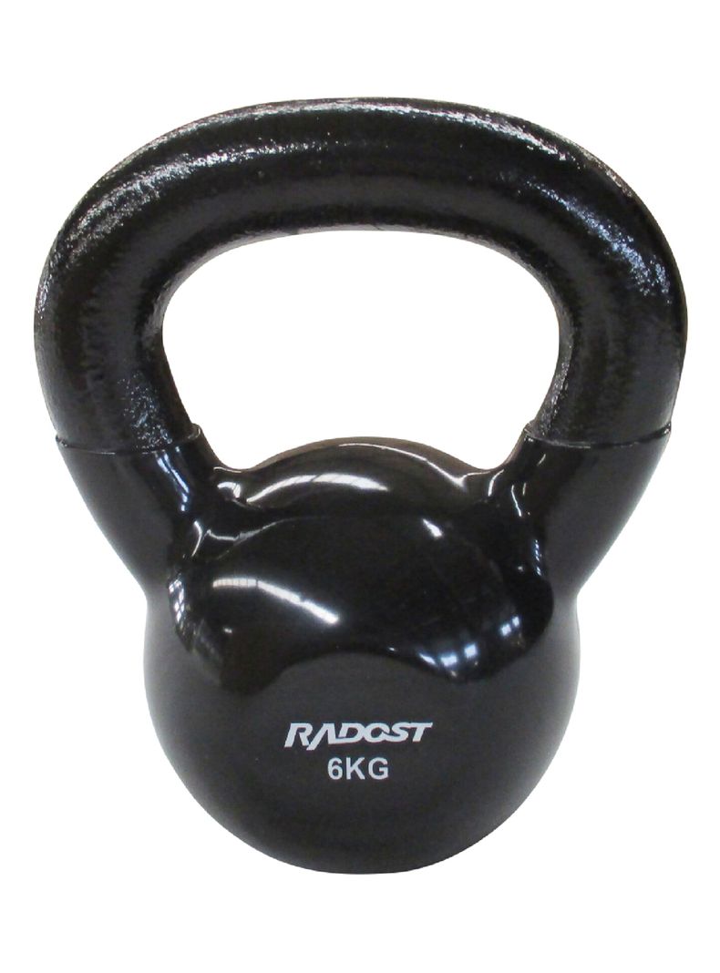 Pesa Rusa Vinilo Negra 6 Kg-0