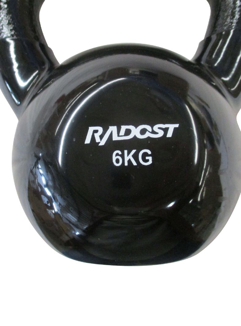 Pesa Rusa Vinilo Negra 6 Kg-2