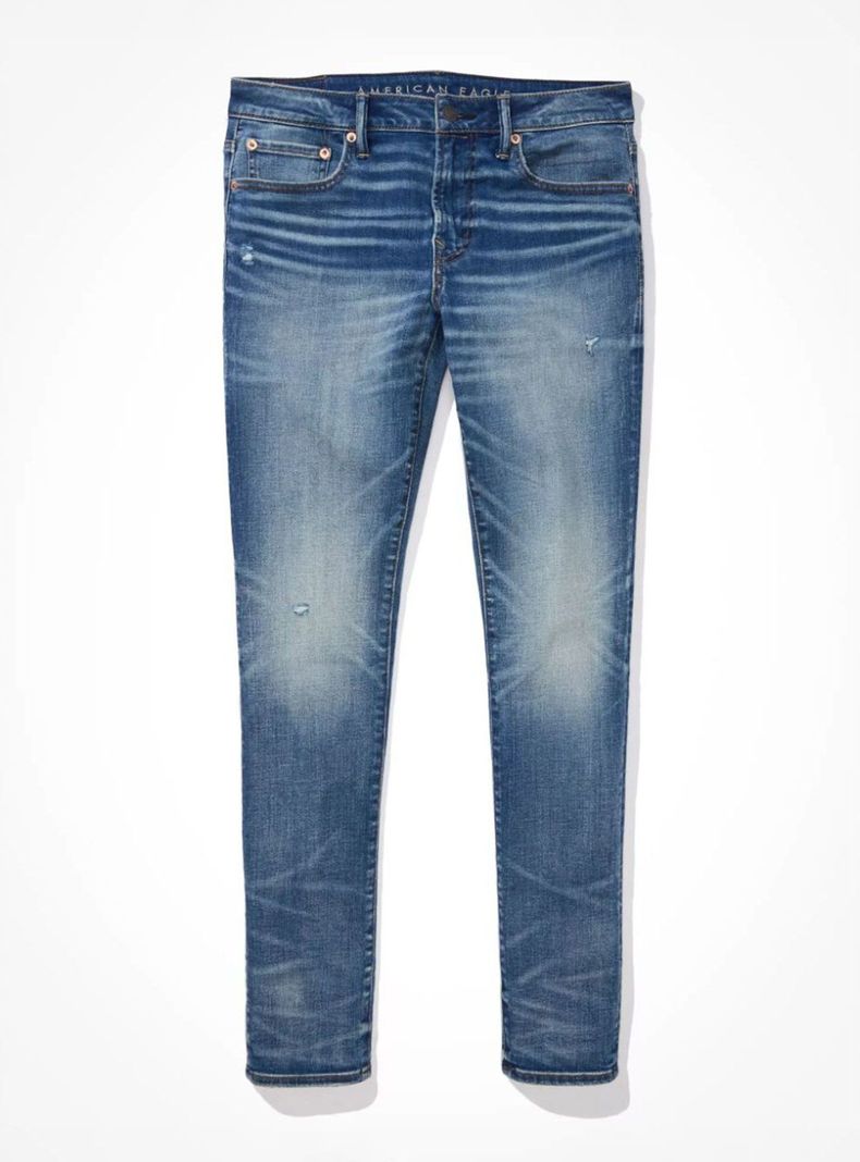 Jeans AE AirFlex+ Distressed Skinny-3