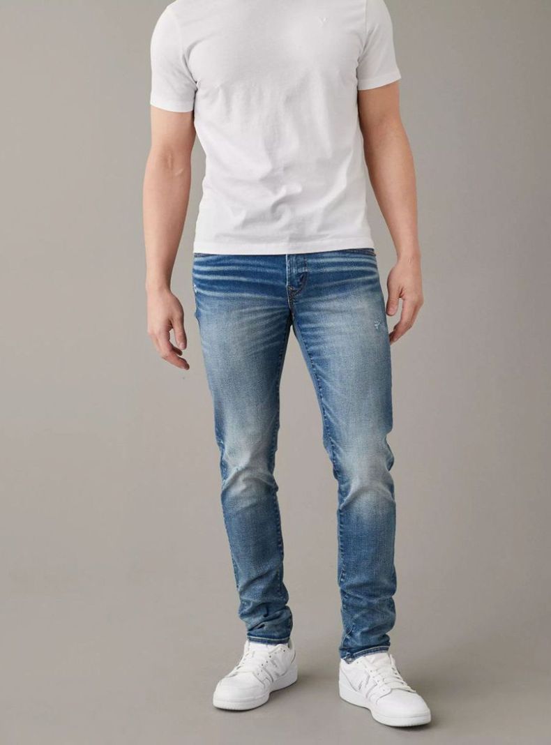 Jeans AE AirFlex+ Distressed Skinny-2