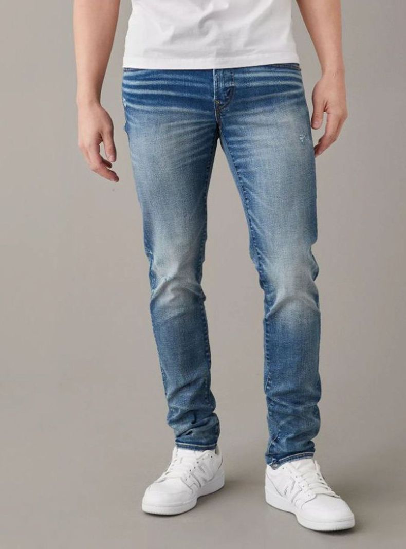 Jeans AE AirFlex+ Distressed Skinny-0