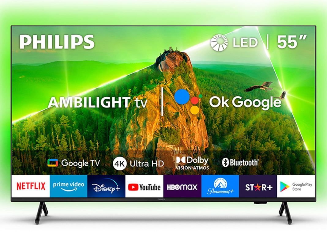 LED Smart TV 55" UHD 4K 55PUD7908 Ambilight TV-0
