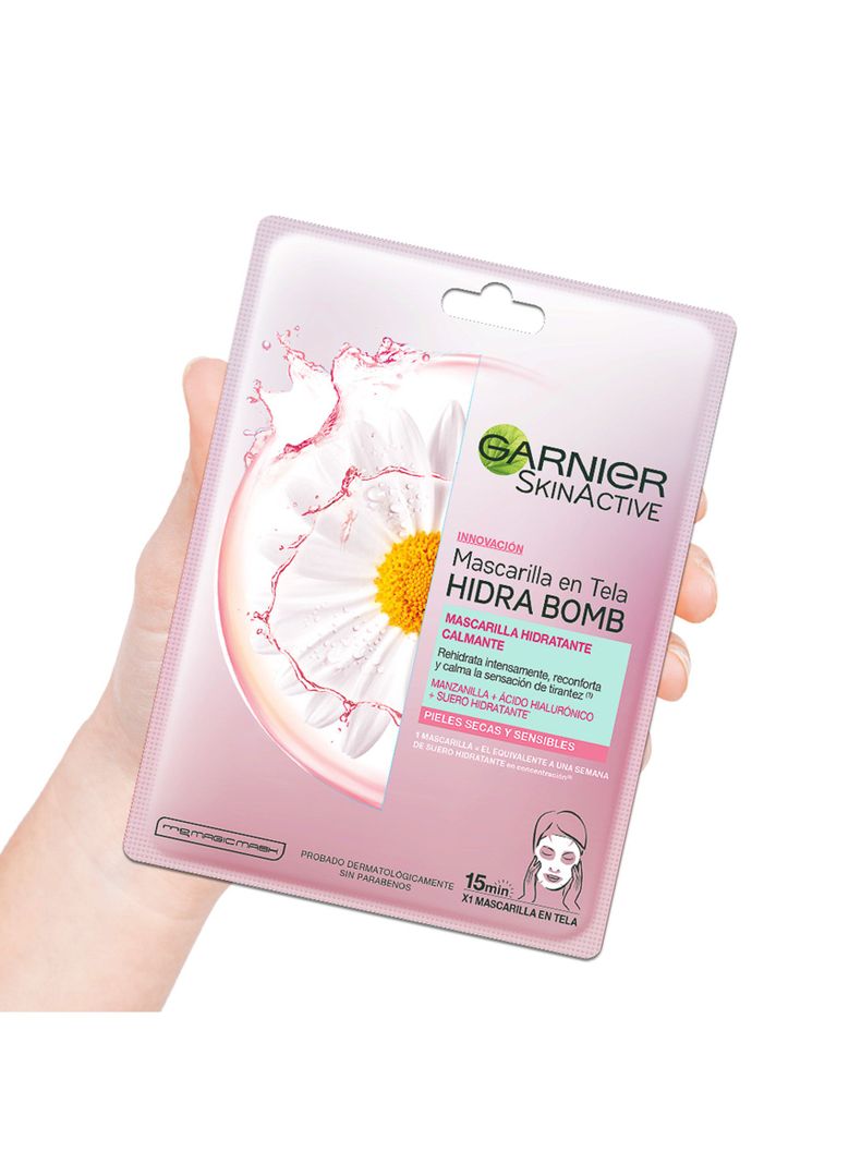 Mascarilla Garnier Skin Active Facial Tela Manzanilla-3