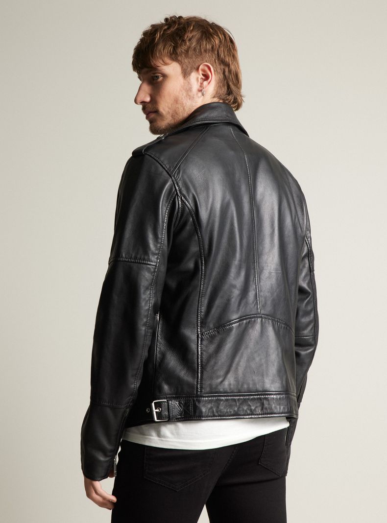 Chaqueta Modelo Biker Cuero-1