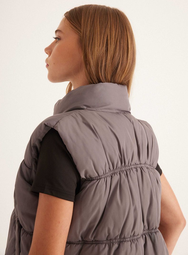 Parka Acolchada Crop-3