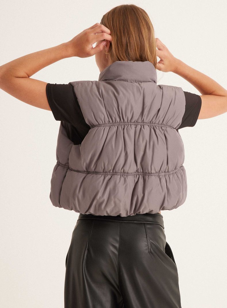 Parka Acolchada Crop-1