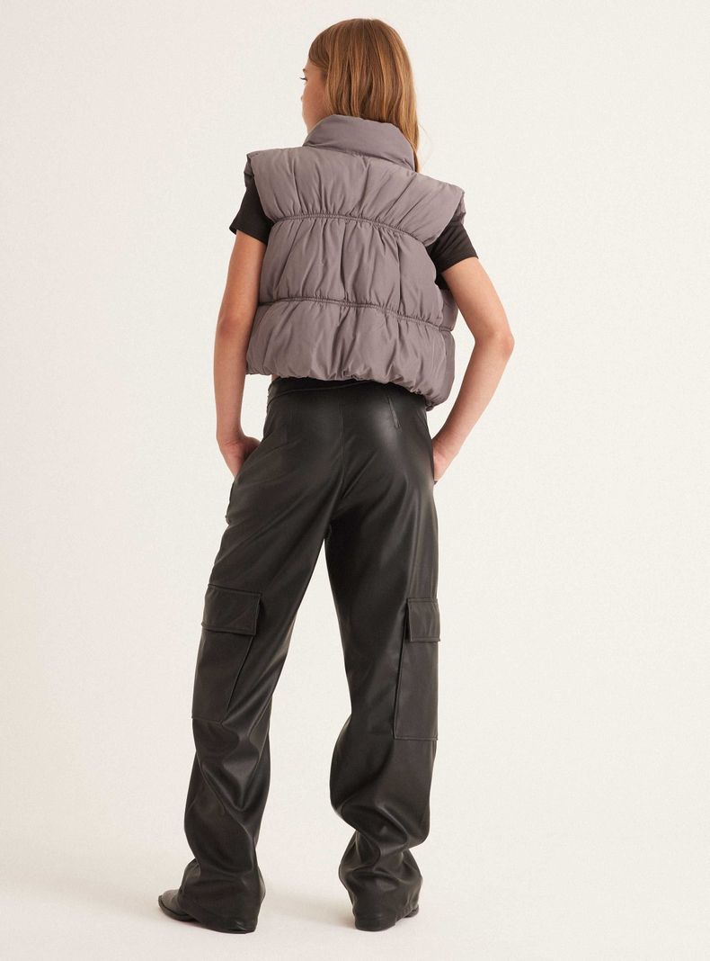 Parka Acolchada Crop-5