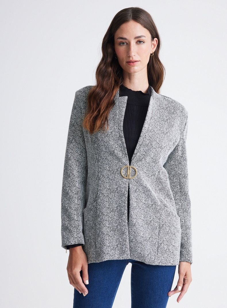 Blazer Fantasía Con Hebilla Metálica-0