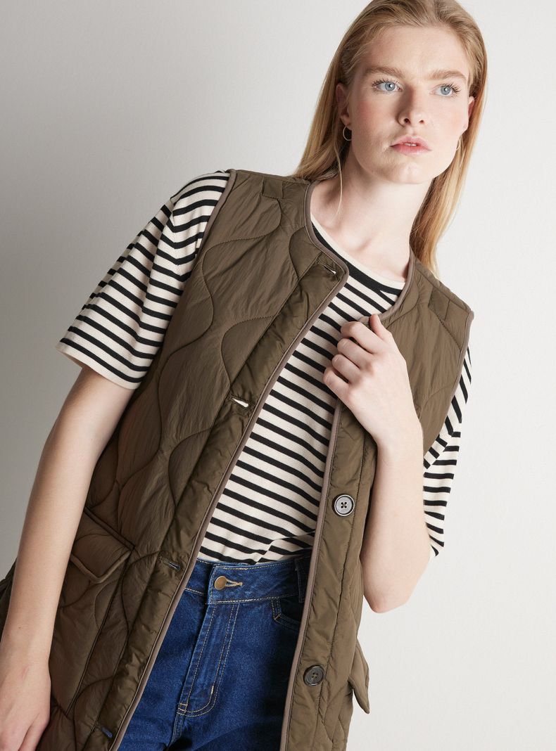 Parka sin Manga Quilt-2