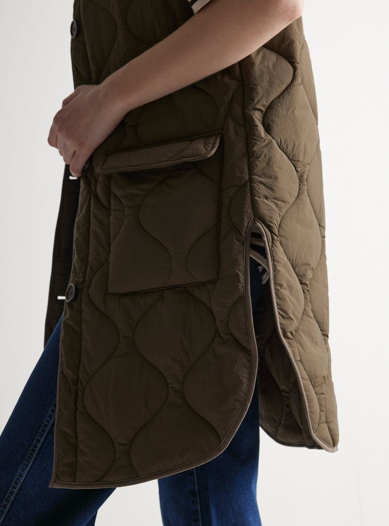 Parka sin Manga Quilt-3
