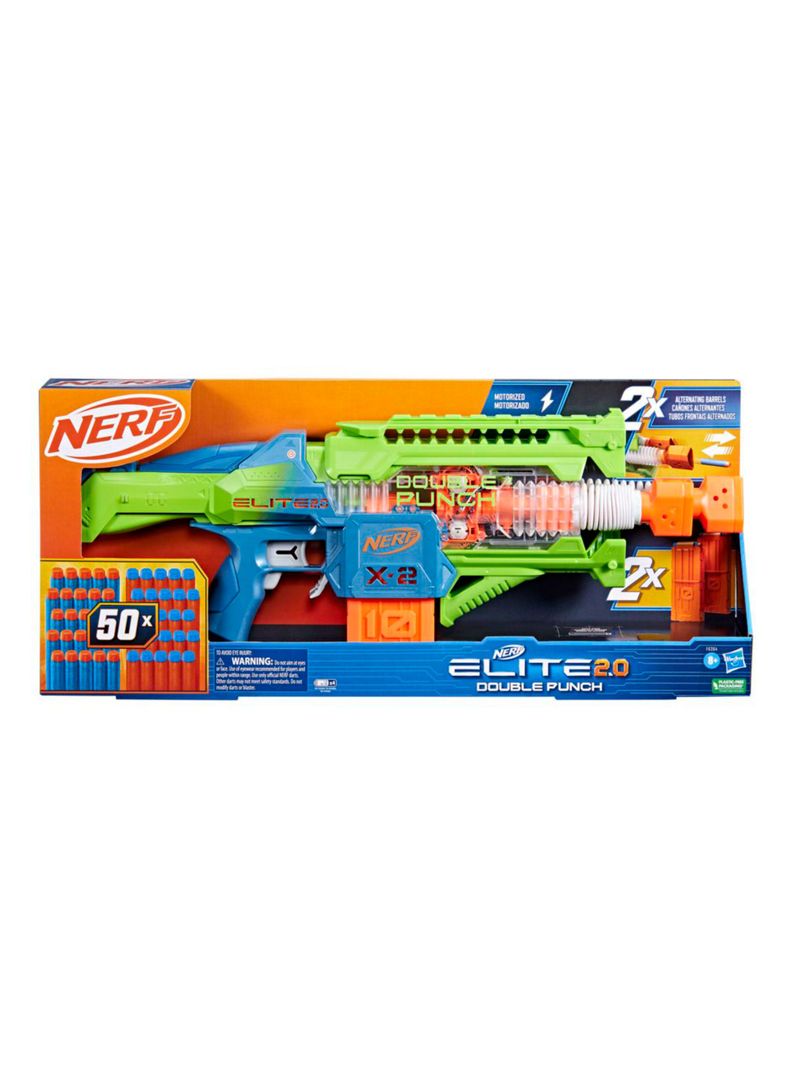 Lanzador de Dardos Elite Double Punch Nerf