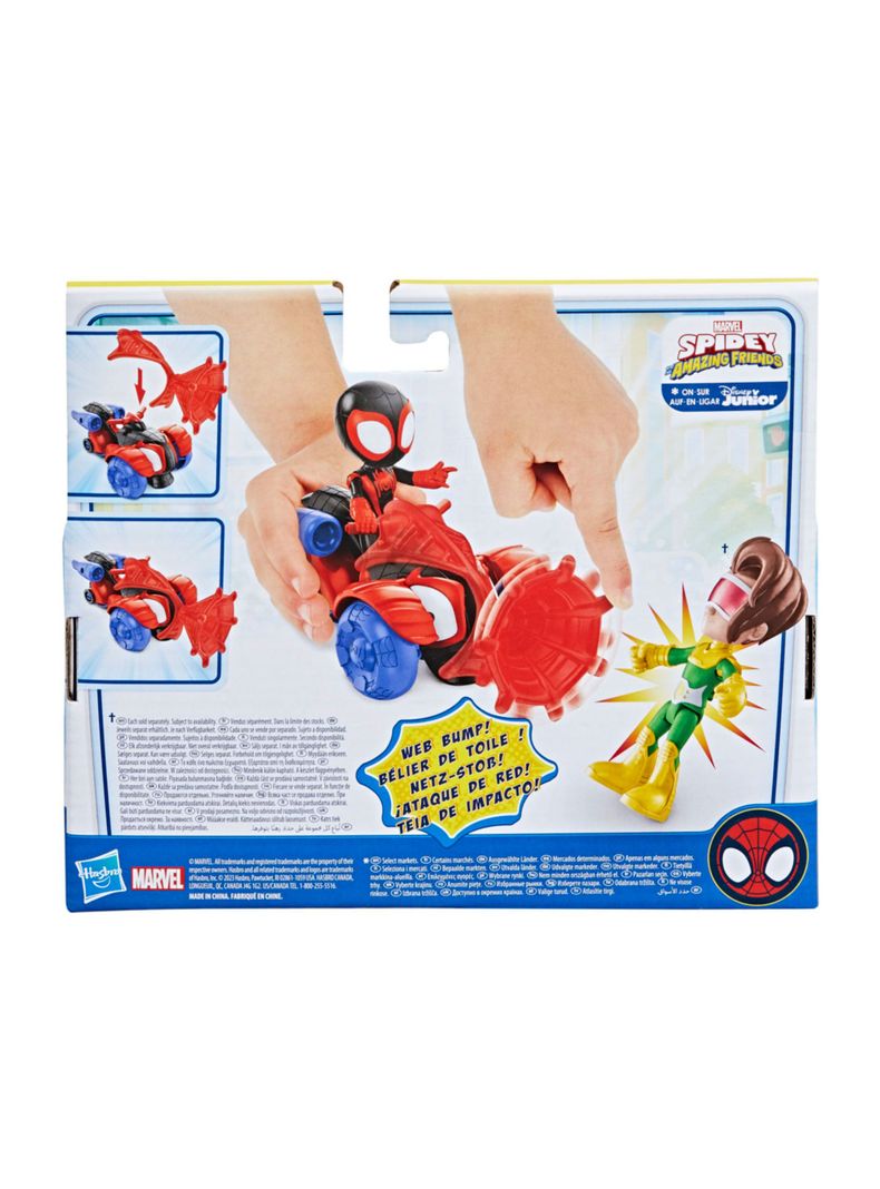 Figura de Acción Miles Morales Tecnomoto-3
