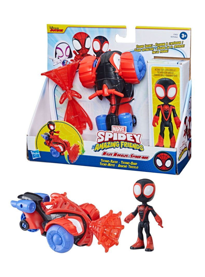 Figura de Acción Miles Morales Tecnomoto-1