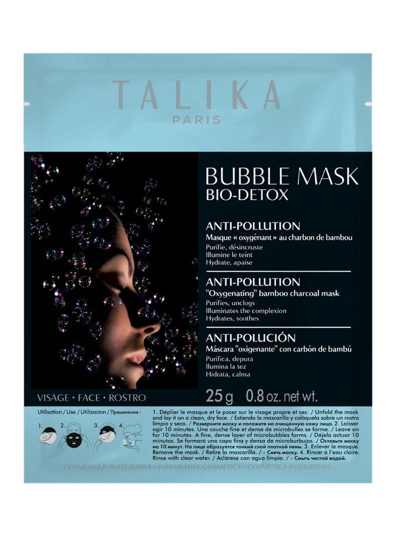 Mascarilla Efecto Oxigenante Anticontaminación con Carbón de Bambú 20 g-0