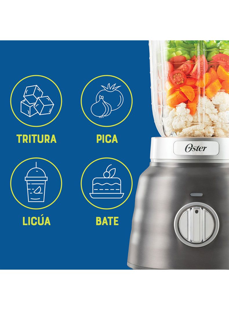Licuadora Osterizer Max 2 Velocidades 1.75L BLSTPB-RGR-7