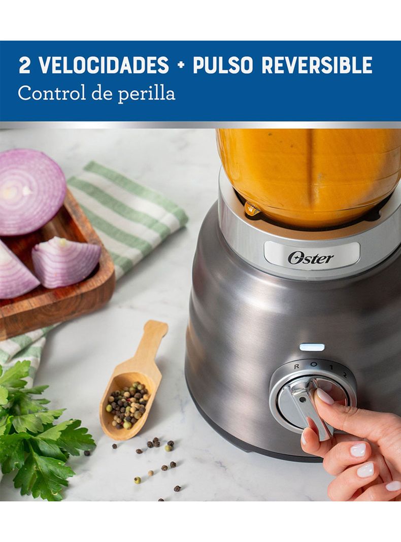 Licuadora Osterizer Max 2 Velocidades 1.75L BLSTPB-RGR-5