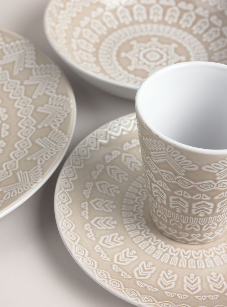 Set 24 Piezas Mandala Beige-2