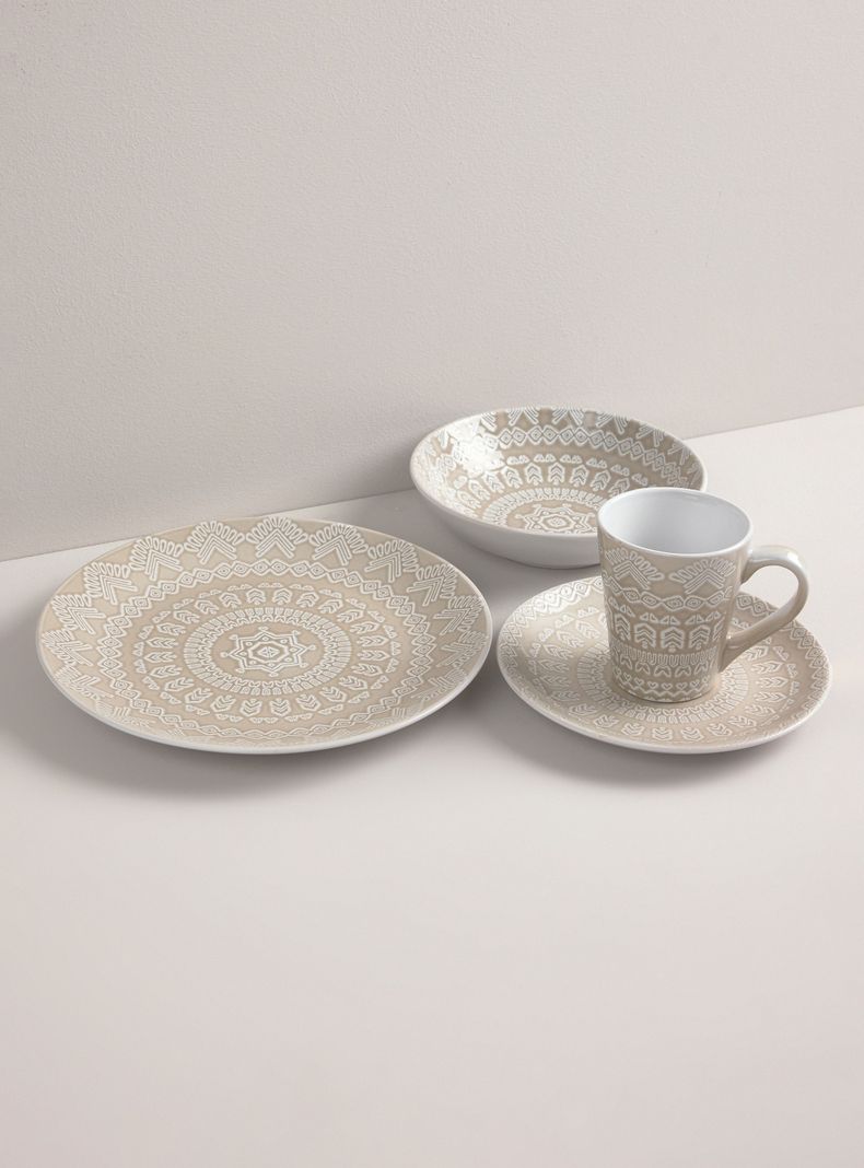 Set 24 Piezas Mandala Beige-1