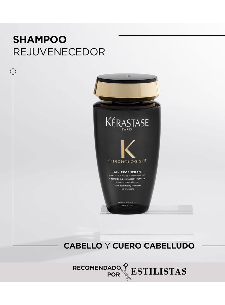 Set Revitalizante Anti-Edad Chronologiste Shampoo 80ml + Máscara 75ml + Aceite 50ml Kérastase-1