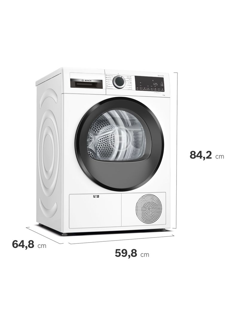 Secadora Condensación Carga Frontal 8 Kg WPG23100CL-1
