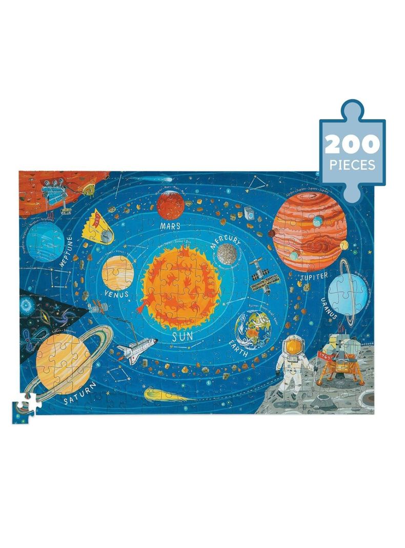 Puzzle del Espacio 200 Piezas con Póster-0