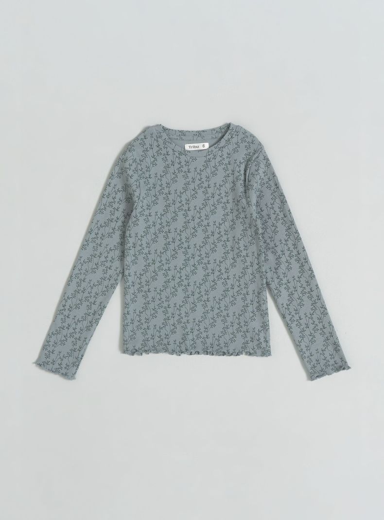 Polera Rib Diseño Estampada-2
