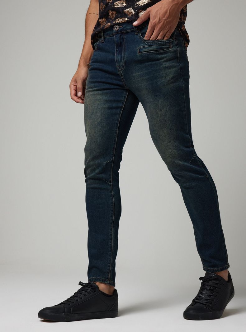 Jeans Sobreteñido Cobre